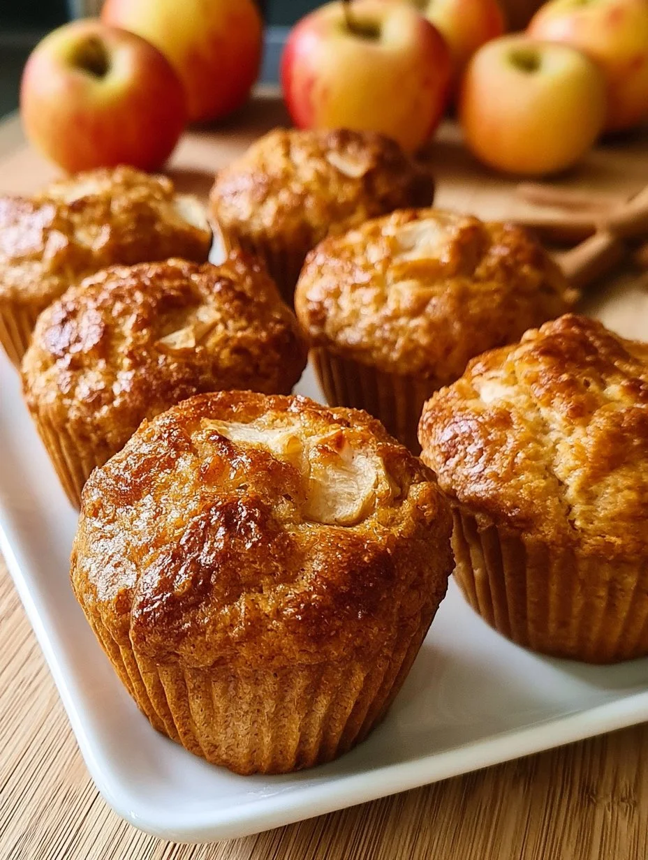 Apfelmusmuffins ohne Zucker