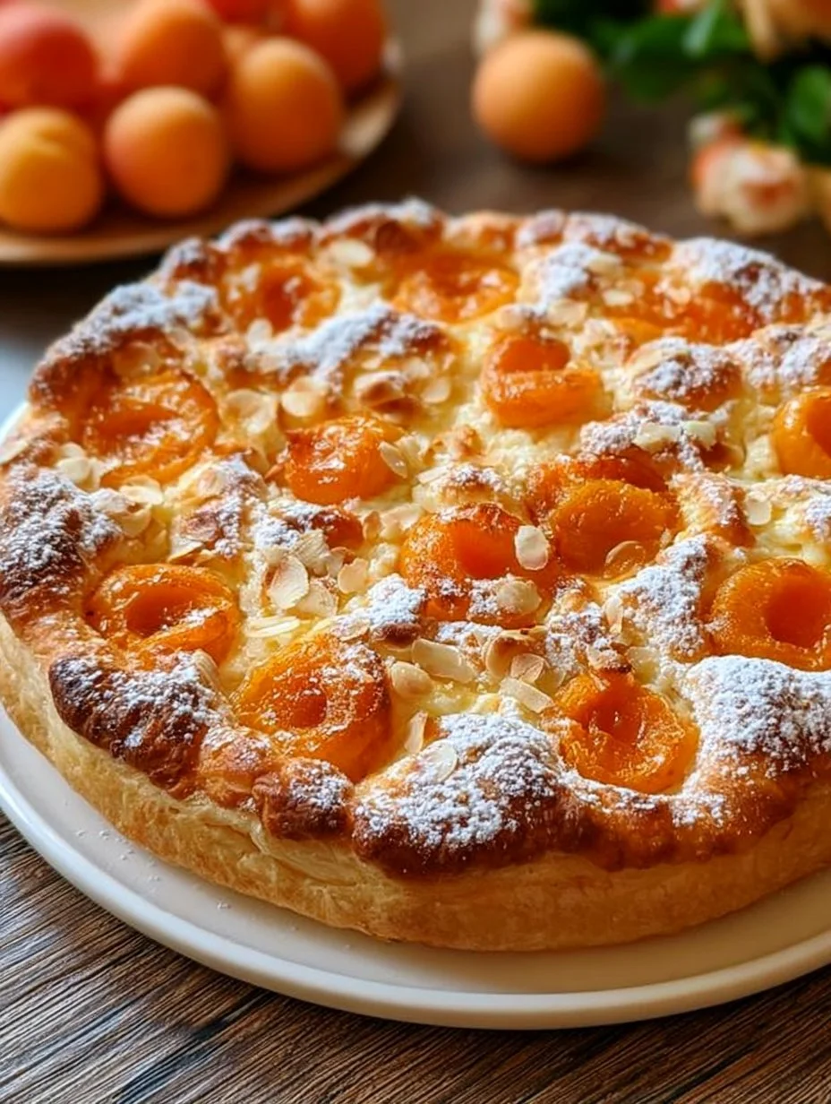 Blätterteig- Marillen-Tarte