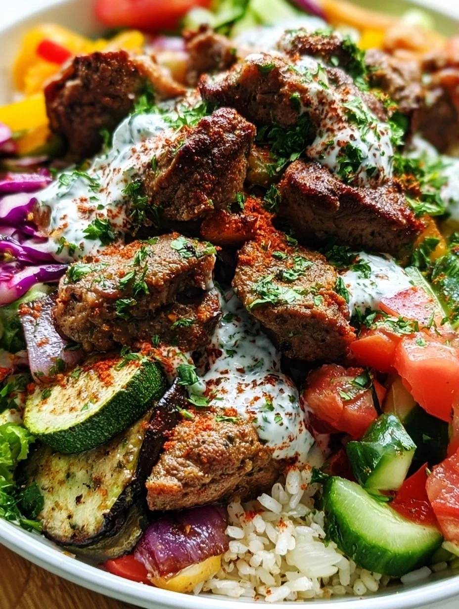 Döner Bowl: Zartes Lamm, Grillgemüse – Dein neues Lieblingsgericht!