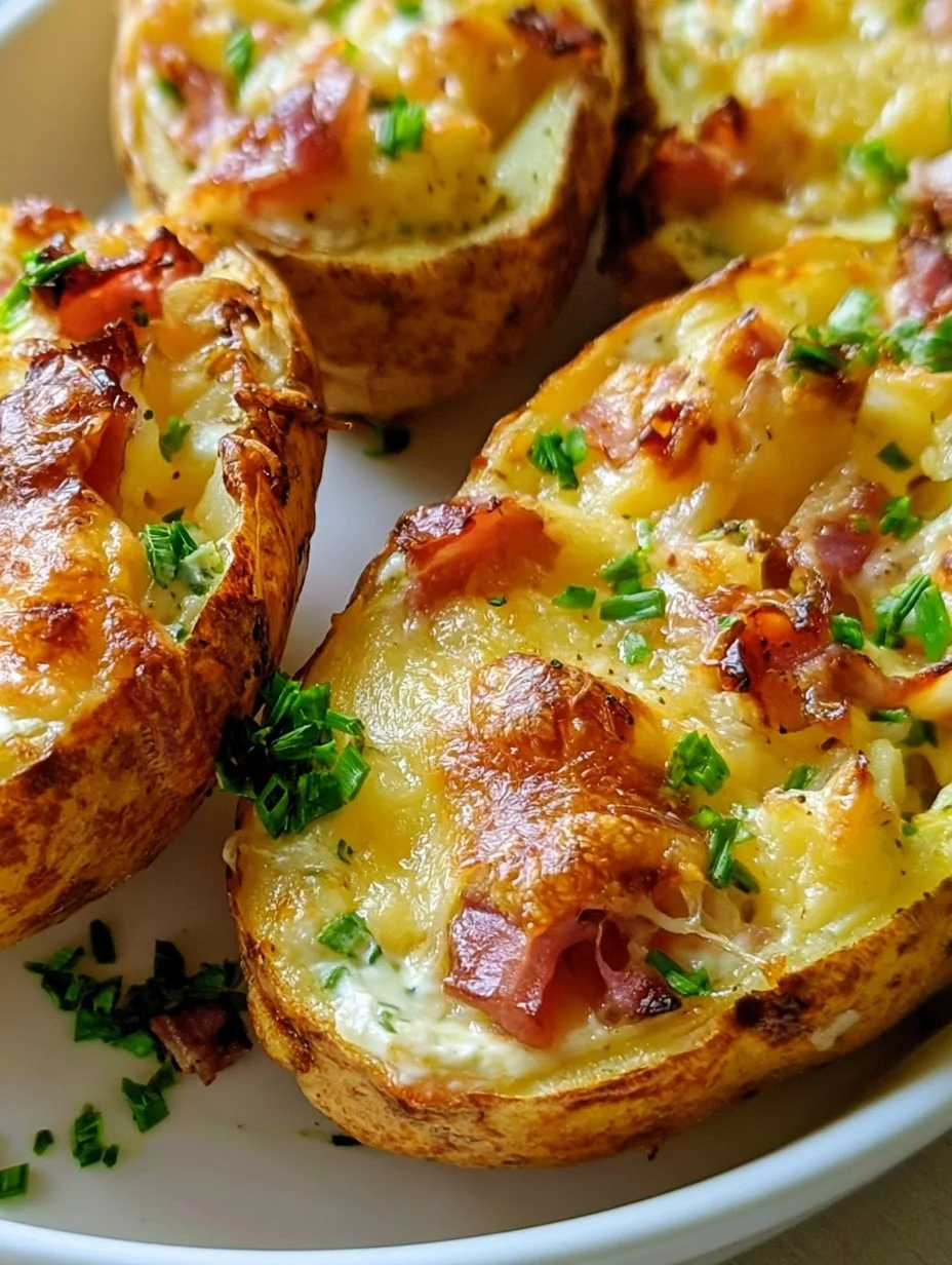 Gefüllte Kartoffeln im Flammkuchen-Stil – Lecker &amp; Einfach!