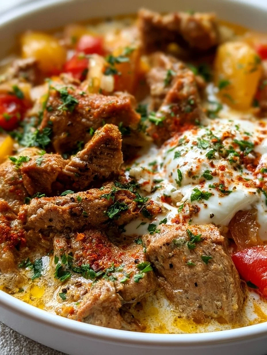 Gyrossuppe mit Rindfleisch: Einfach, schnell &amp; super lecker!
