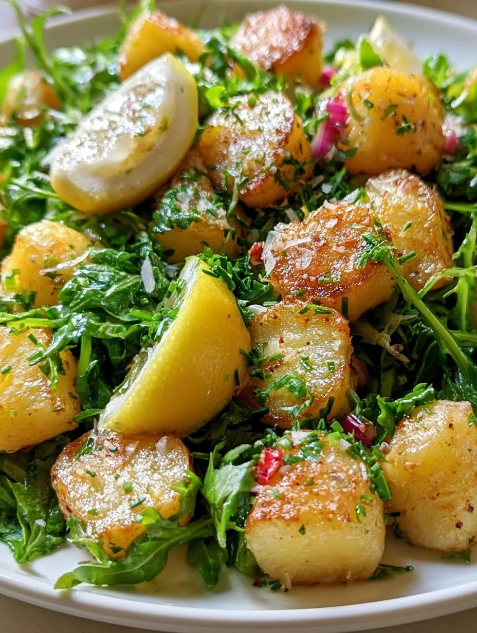 Kartoffel Rucola Salat: Frisch &amp; leicht mit Zitronendressing