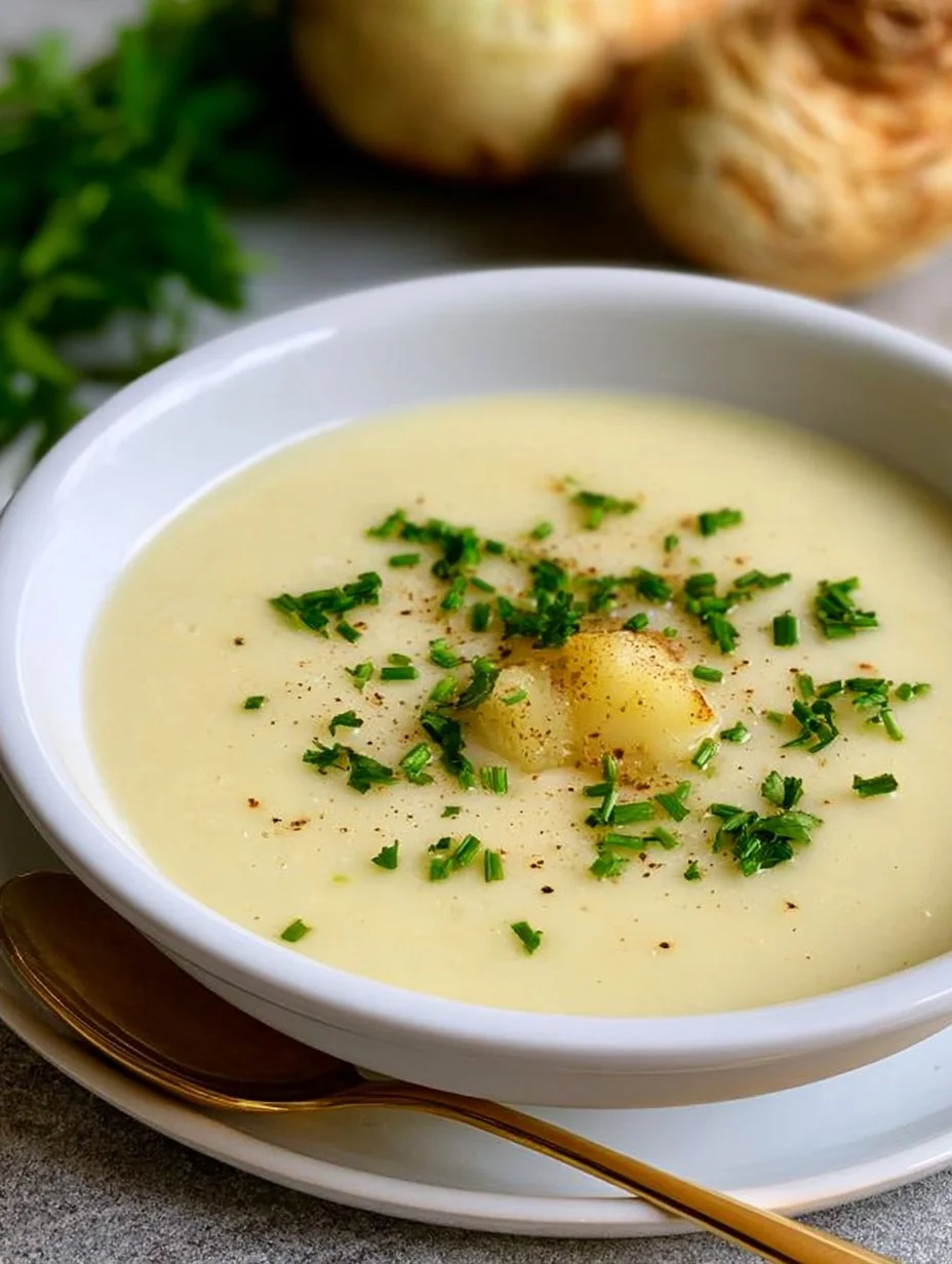 Kartoffel-Sellerie-Suppe