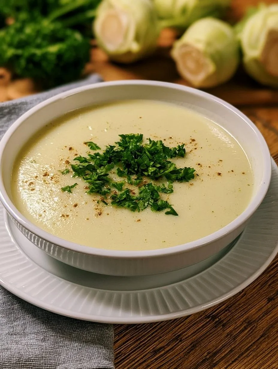 Leichte Kohlrabisuppe mit dem Thermomix