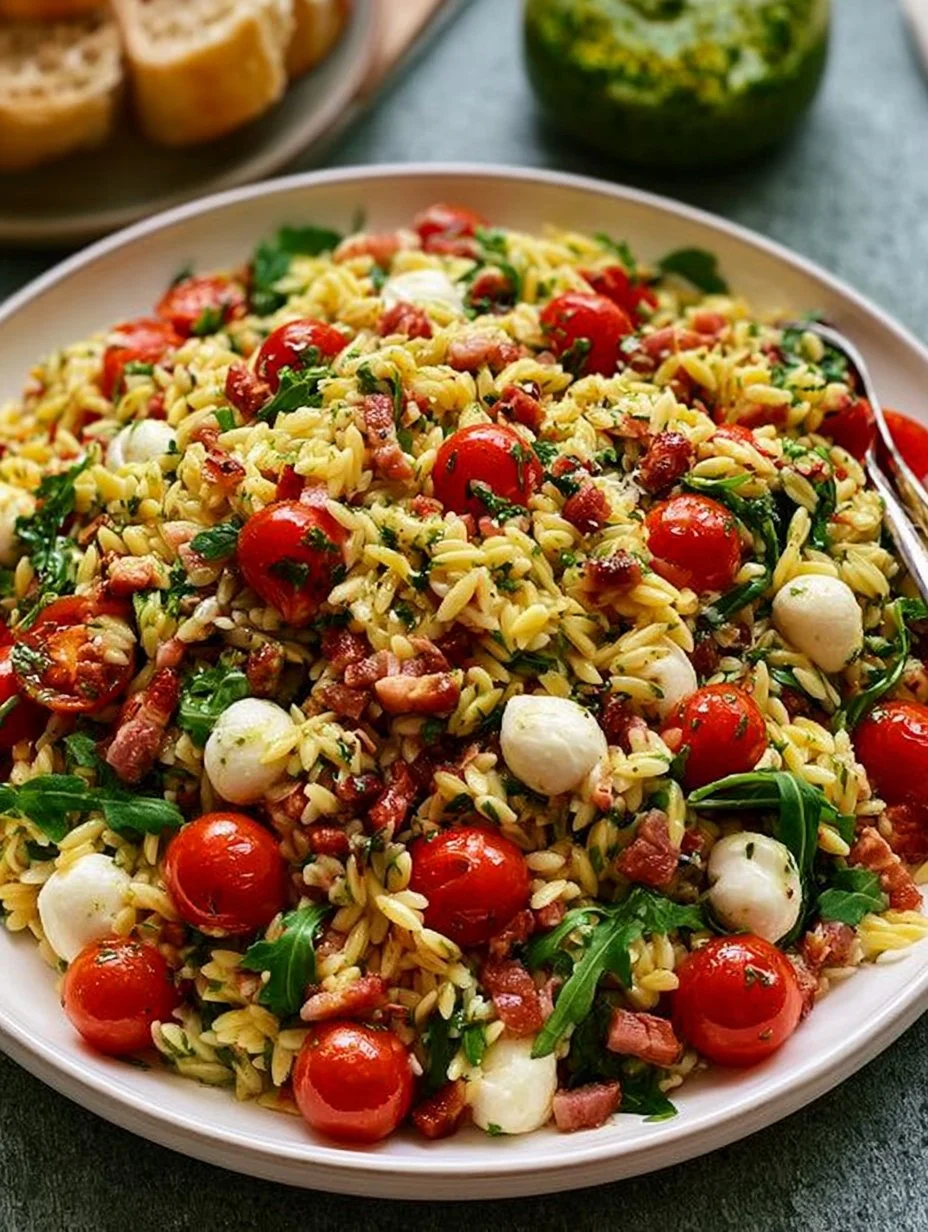 Mediterraner Orzo-Salat