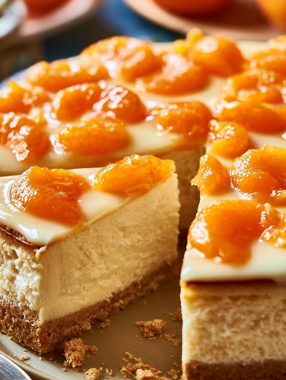 Schmandkuchen mit Mandarinen