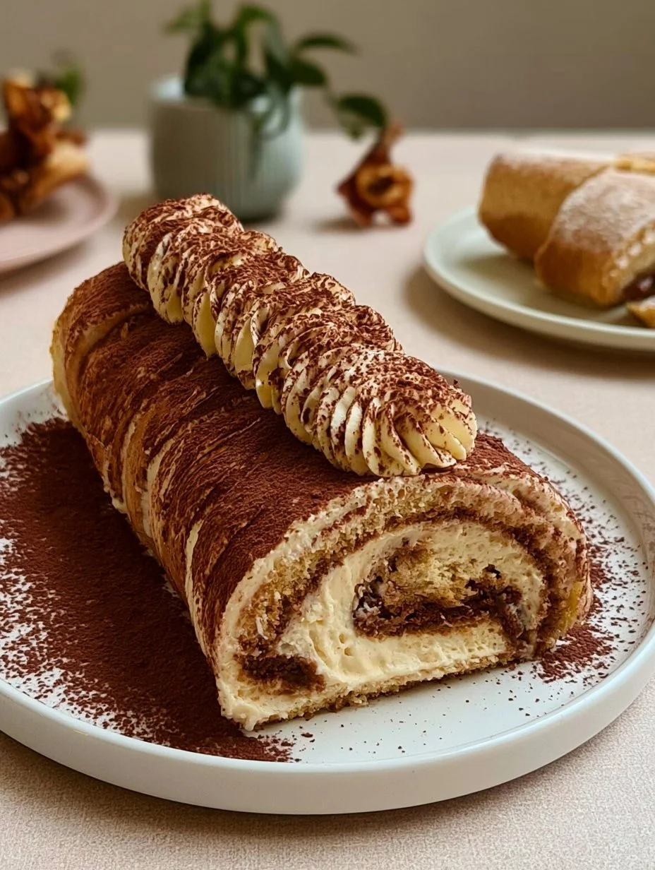 Schnelle Tiramisu-Rolle