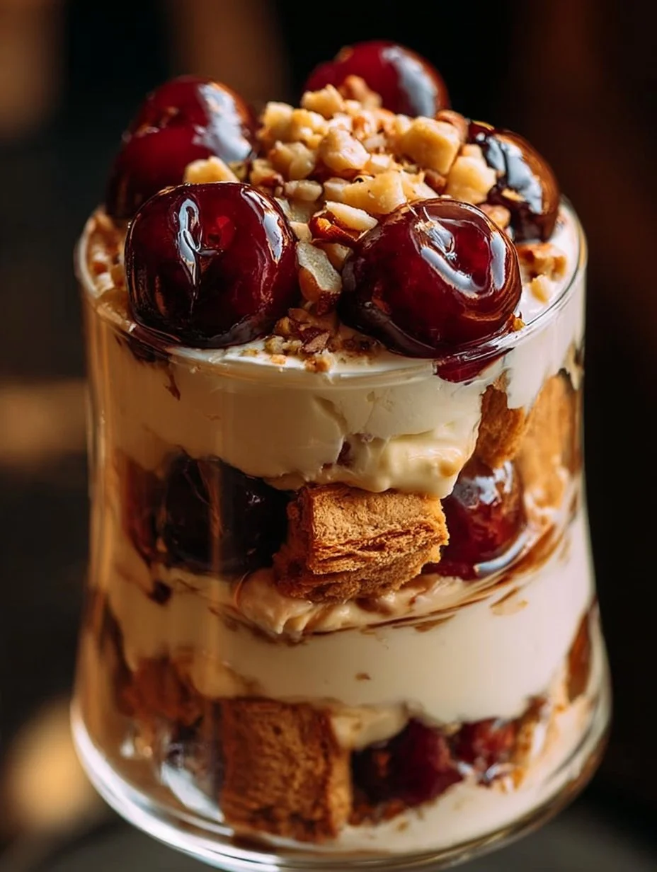 Spekulatius Tiramisu mit Gewürzkirschen