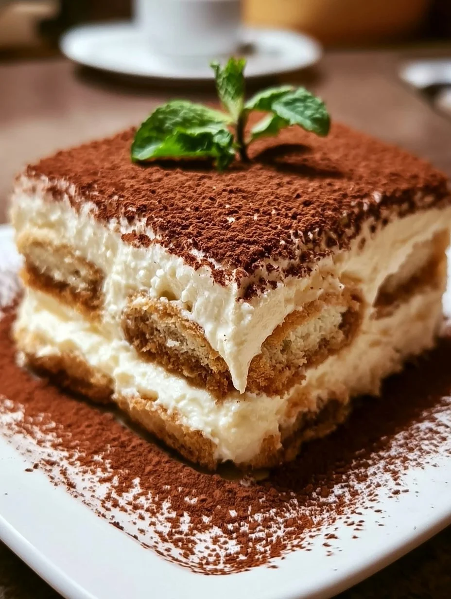 Himmlisches Tiramisu Rezept mit Schichten aus Kaffee und Mascarpone.