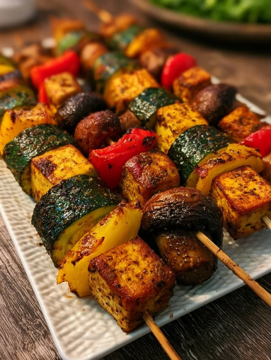 Tofu-Gemüse-Spieße