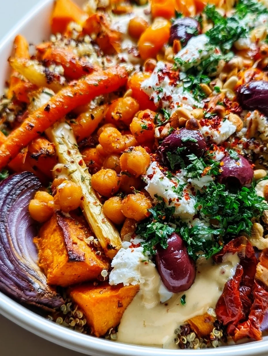 Wärmende Winter Mediterrane Quinoa Bowl: Schnell &amp; gesund