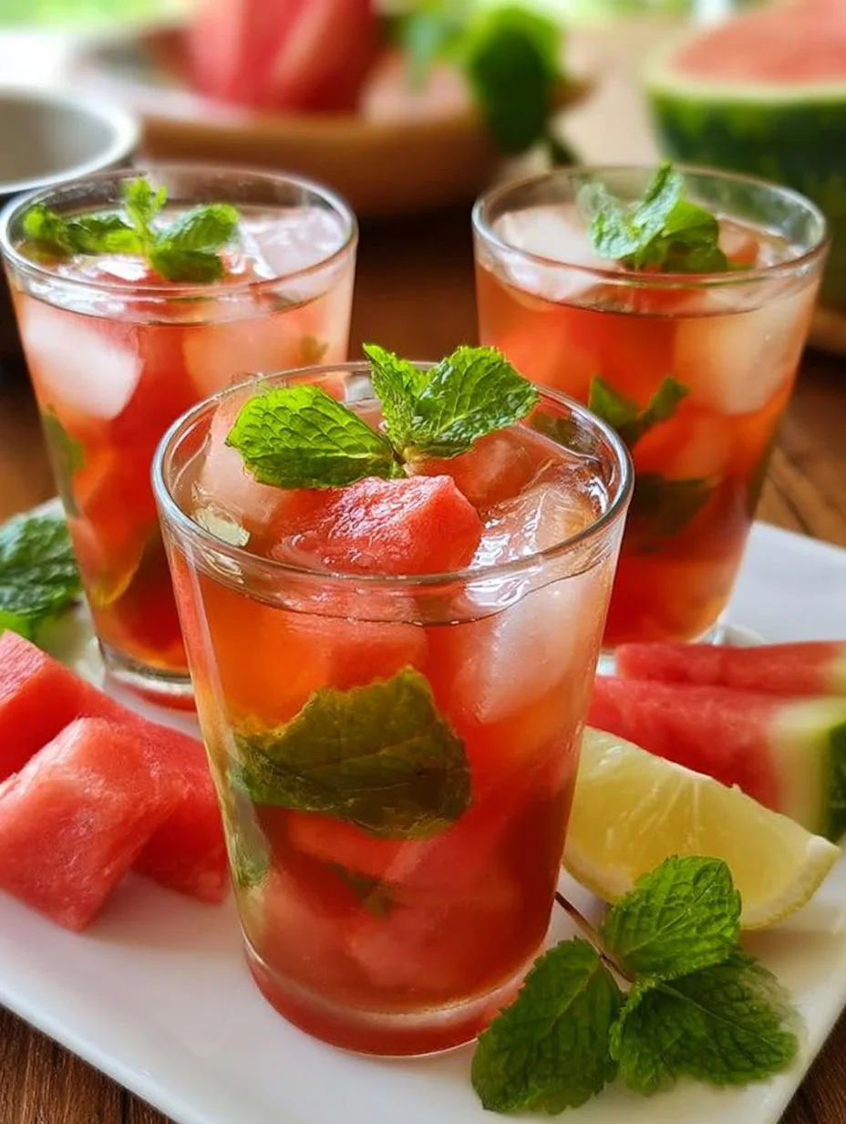 Wassermelonen-Eistee