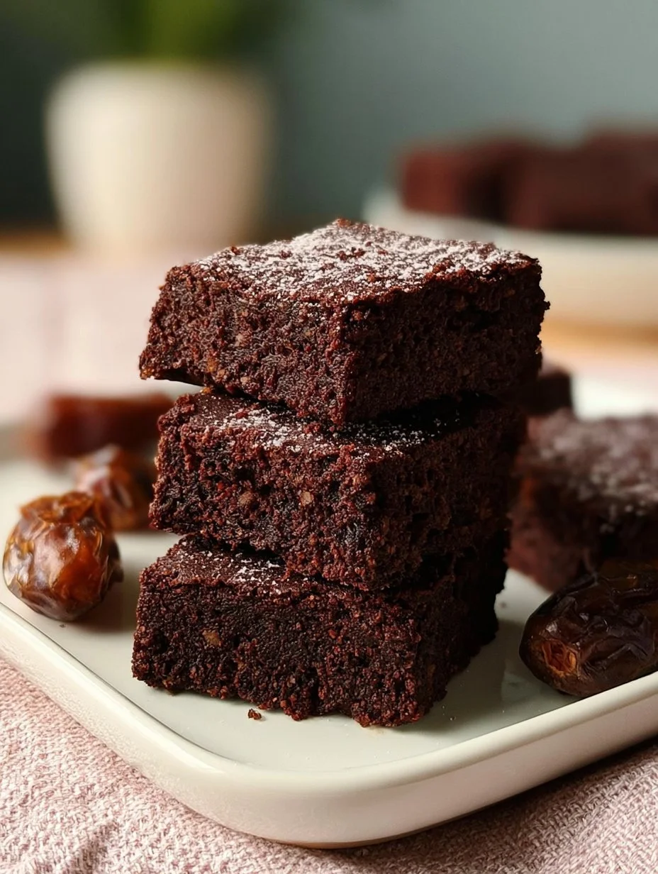 Zuckerfreie Dattel-Brownies