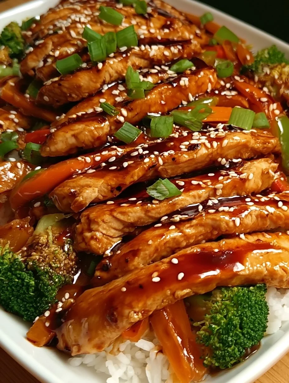 Hähnchengeschnetzeltes Teriyaki