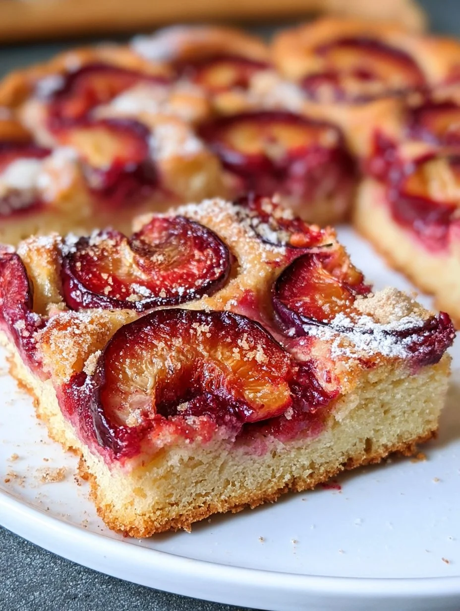 Pflaumenkuchen mit Hefeteig