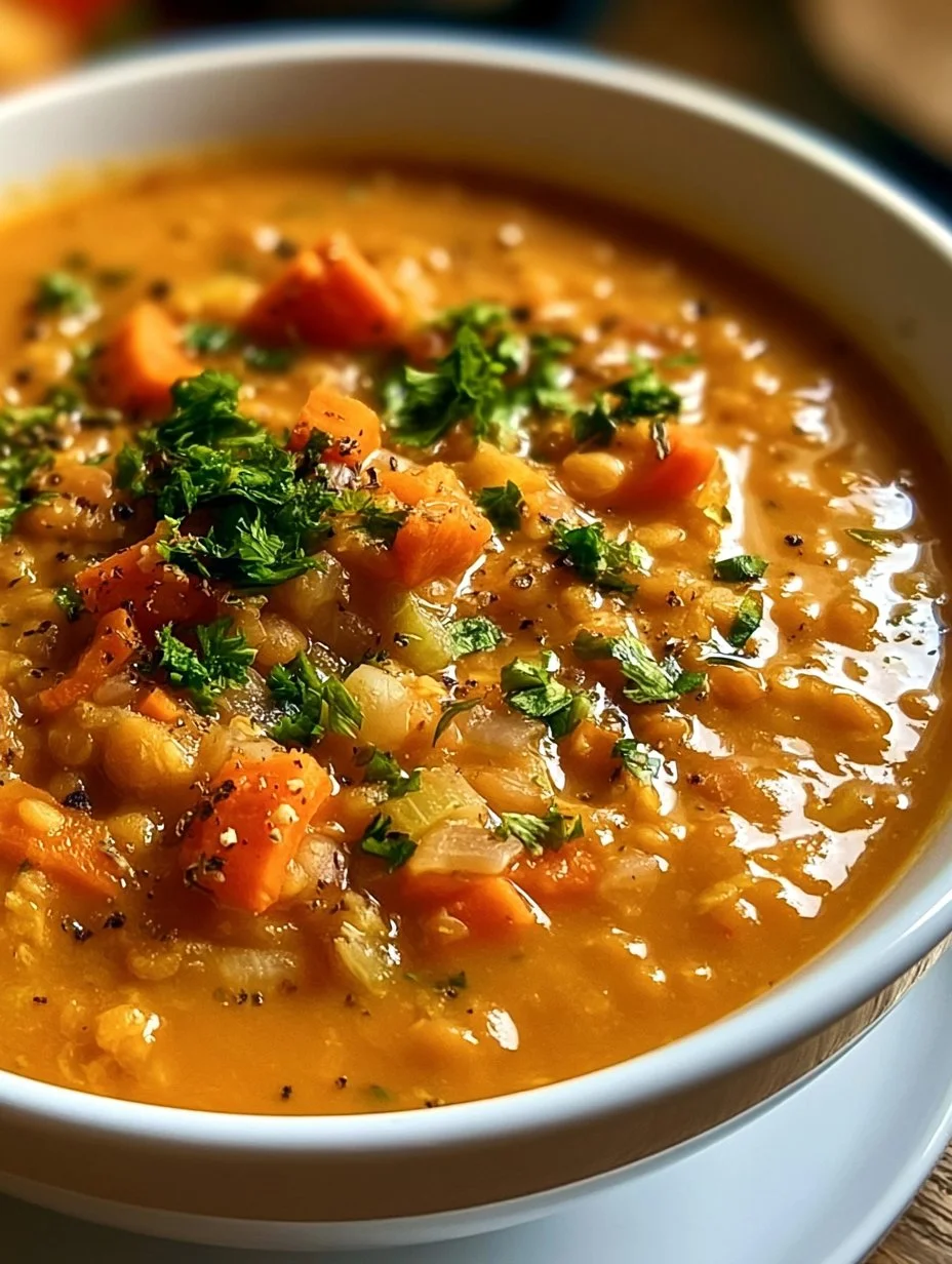 Rezept für Rote Linsensuppe