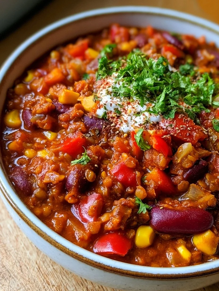 Veganes Chili ohne Fleisch
